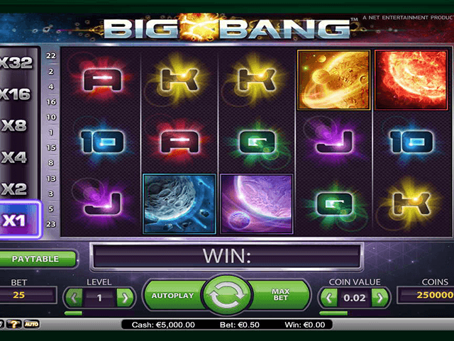 PELAA ILMAISTA BIG BANG SLOTT -KOLKAPELÄÄ 7