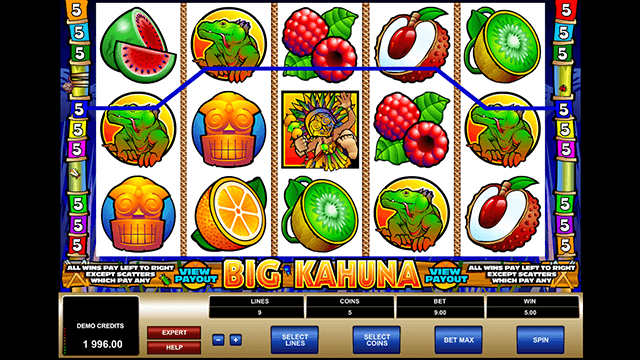 PLAY BIG KAHUNA SLOT GAME FOR FREE 7
