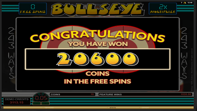 JOGUE SLOT BULLSEYE GRÁTIS 5