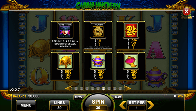 PLAY CHINA MYSTERY SLOT FREE SLOT GAME 9