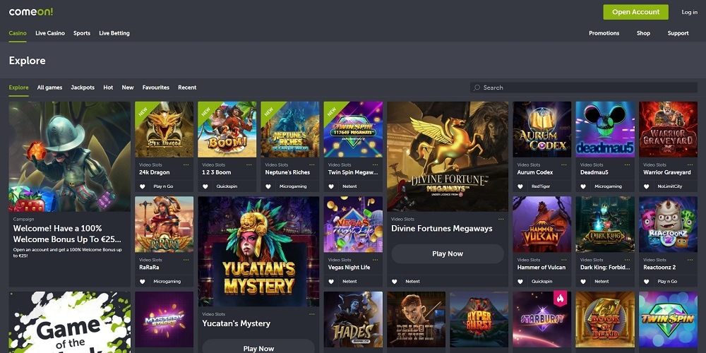 REVUE DU CASINO COMEON 2025 : CE SITE EST-IL UNE ARNAQUE OU SÛR ? 4