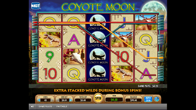 JUEGA AL JUEGO DE TRAGAMONEDAS GRATIS COYOTE MOON 7