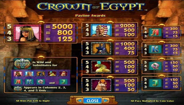 JOGUE O JOGO DE SLOT GRATUITO CROWN OF EGYPT 5
