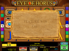 PLAY EYE OF HORUS FREE SLOT GAME 5