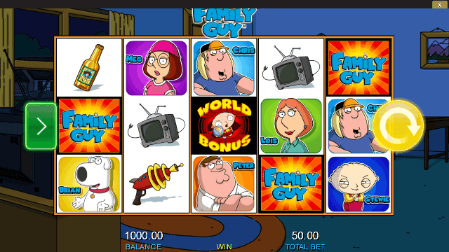 SPIELEN SIE DAS KOSTENLOSE SLOT-SPIEL FAMILY GUY 7