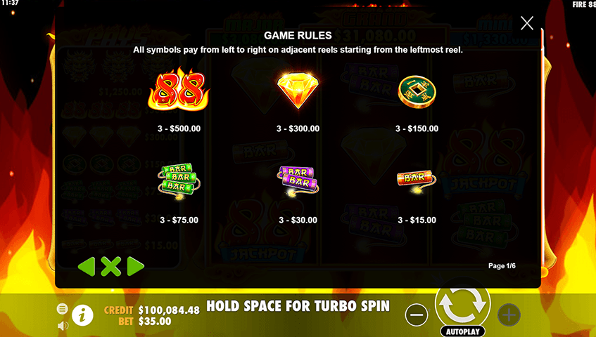 PLAY FIRE 88 FREE SLOT GAME 8