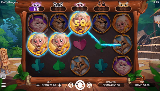 SPIELEN SIE DAS KOSTENLOSE SLOT-SPIEL FLUFFY RANGERS 7