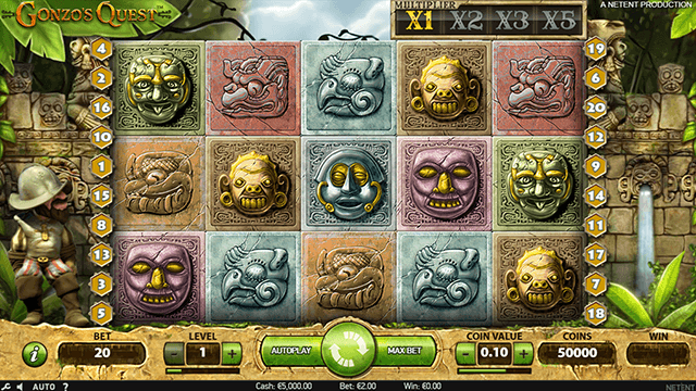 JUGA AL JOC GRATIS DE L’ESCAMAURA DE GONZO’S QUEST 7