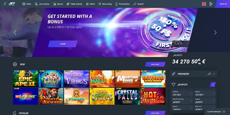 Recenzja kasyna online Jet 3