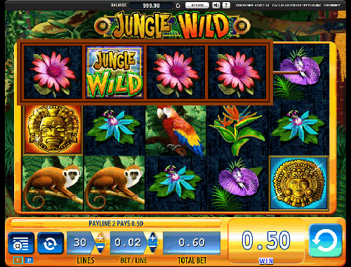 PLAY THE FREE SLOT GAME JUNGLE WILD 4