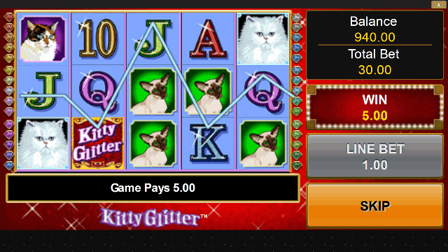 PLAY KITTY GLITTER FREE SLOT GAME 7