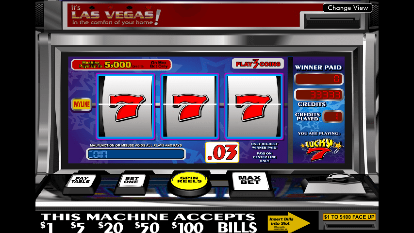 JOUEZ AU JEU DE MACHINE À SOUS GRATUIT LUCKY 7 7