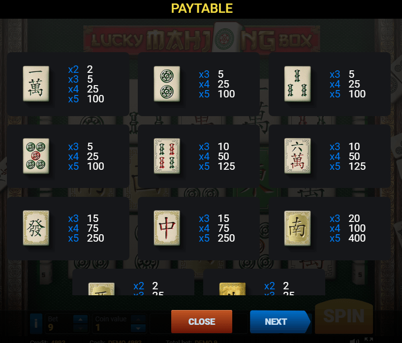 PLAY MAHJONG BOX FREE SLOT GAME 4