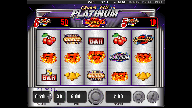 JOGUE O JOGO DE SLOT GRÁTIS QUICK HIT PLATINUM 7