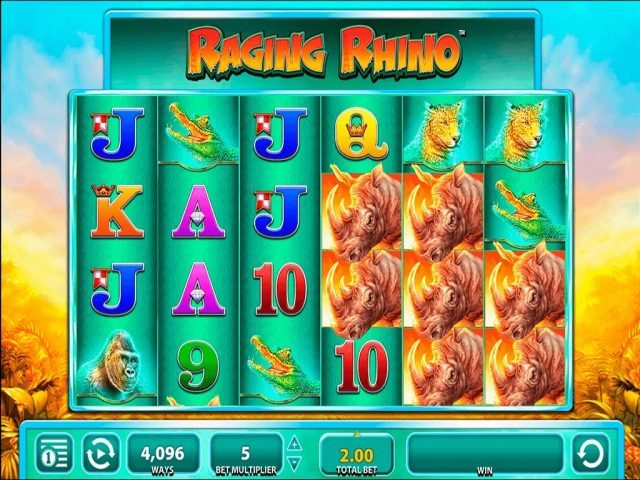 JUEGA AL JUEGO DE TRAGAMONEDAS GRATIS RAGING RHINO 7