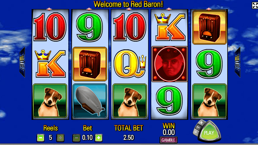 PLAY RED BARON FREE SLOT GAME 7
