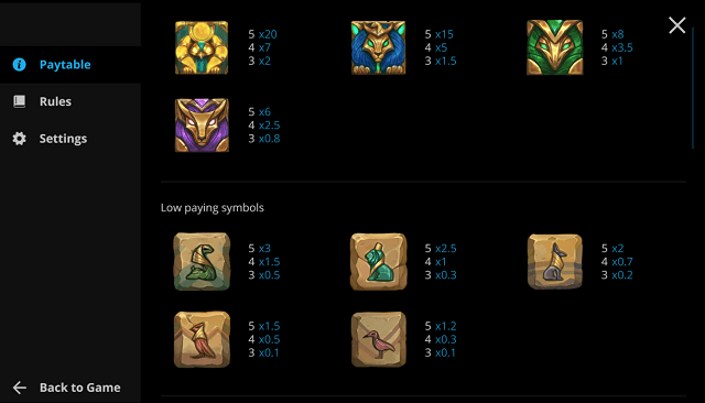 JOUEZ À LA MACHINE À SOUS GRATUITE RISE OF HORUS 8