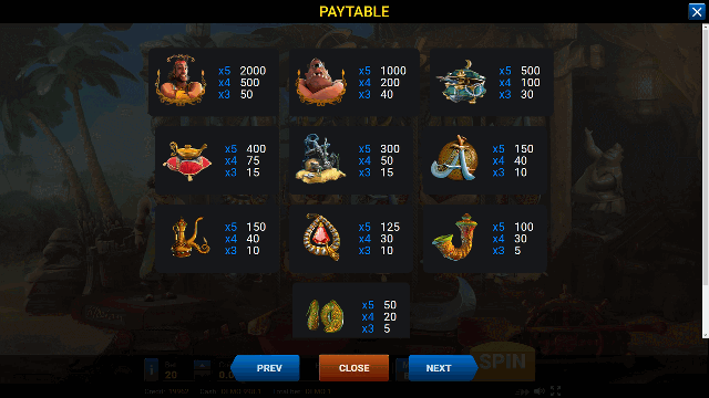 JOUEZ AU JEU DE MACHINE À SOUS GRATUIT SINDBAD 4