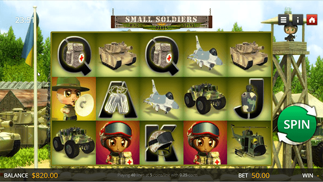 PLAY SMALL SOLDIERS FREE SLOT GAME 7