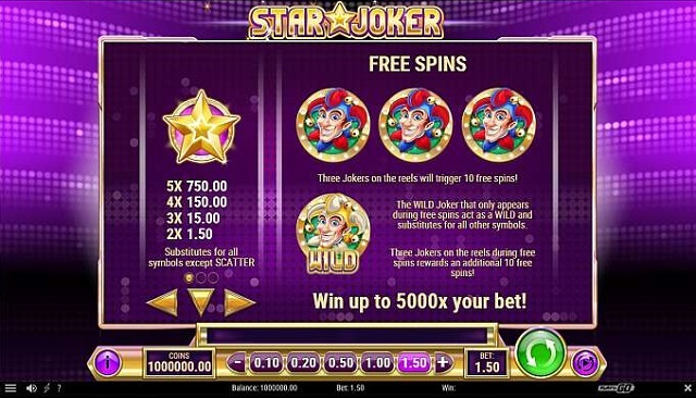 JUEGO DE TRAGAMONEDAS GRATIS STAR JOKER 5