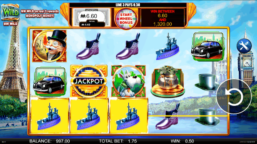 PLAY THE FREE SLOT GAME SUPER MONOPOLY MONEY 7