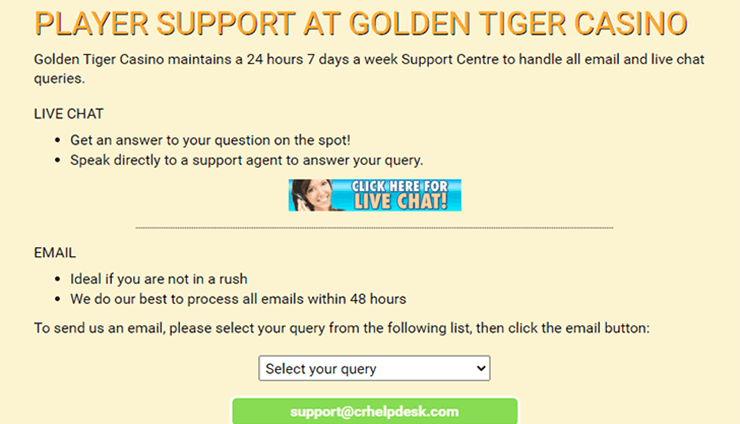 GOLDEN TIGER CASINO REVIEW 2025 – IS THIS SITE SCAM OR SAFE? 31