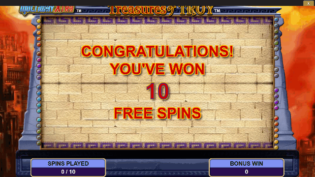 JOUEZ À LA MACHINE À SOUS GRATUITE TREASURES OF TROY 8