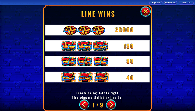 JOUEZ AU JEU DE MACHINE À SOUS GRATUIT TRIPLE RED HOT 777 5