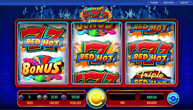 JOUEZ AU JEU DE MACHINE À SOUS GRATUIT TRIPLE RED HOT 777 4