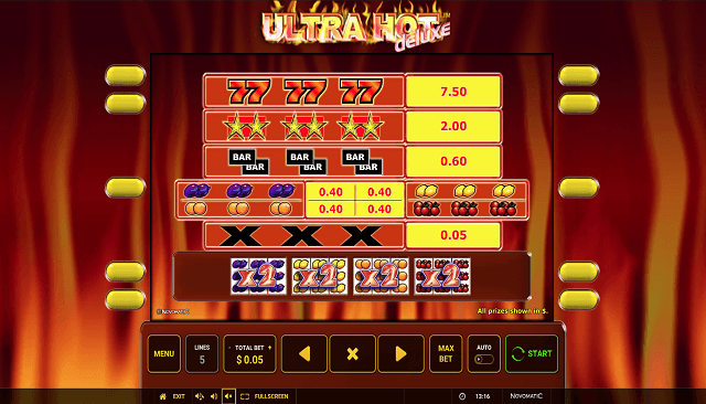 PLAY ULTRA HOT DELUXE FREE SLOT GAME 5