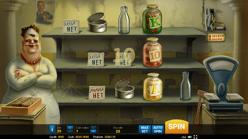 JOUEZ AU JEU DE MACHINE À SOUS GRATUIT USSR GROCERY 4