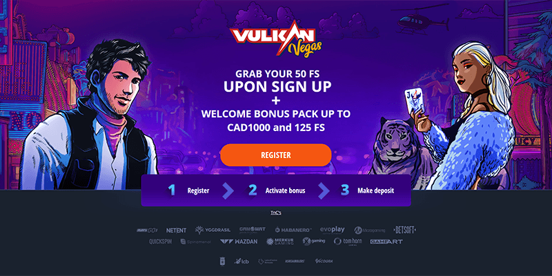 Avis sur le casino VULKAN VEGAS (2025) 4