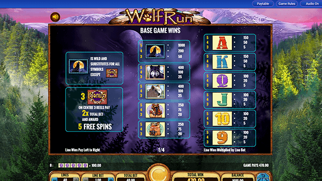 PLAY WOLF RUN FREE SLOT GAME 9