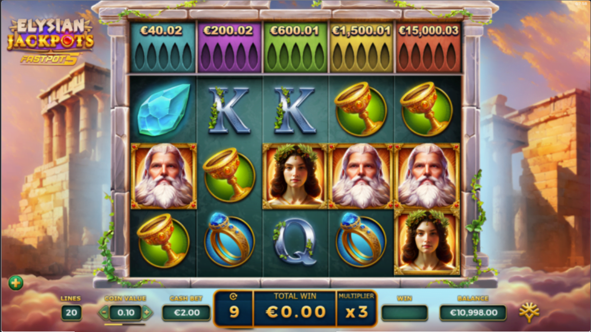 Elysian Jackpots slot review